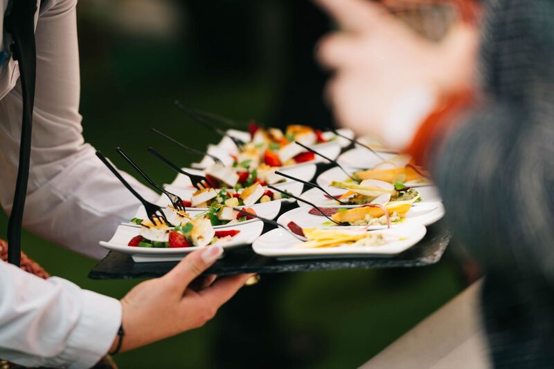 Luxe cateringbuffet tijdens een zakelijk event in Amsterdam